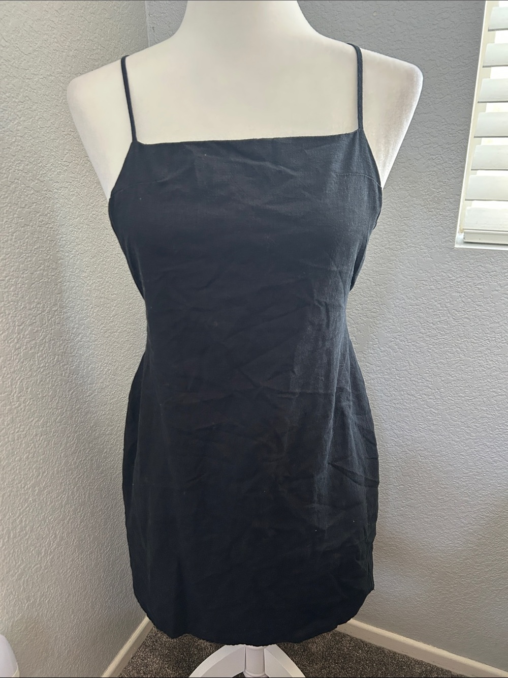 Forever 21 Black Mini Slip Dress